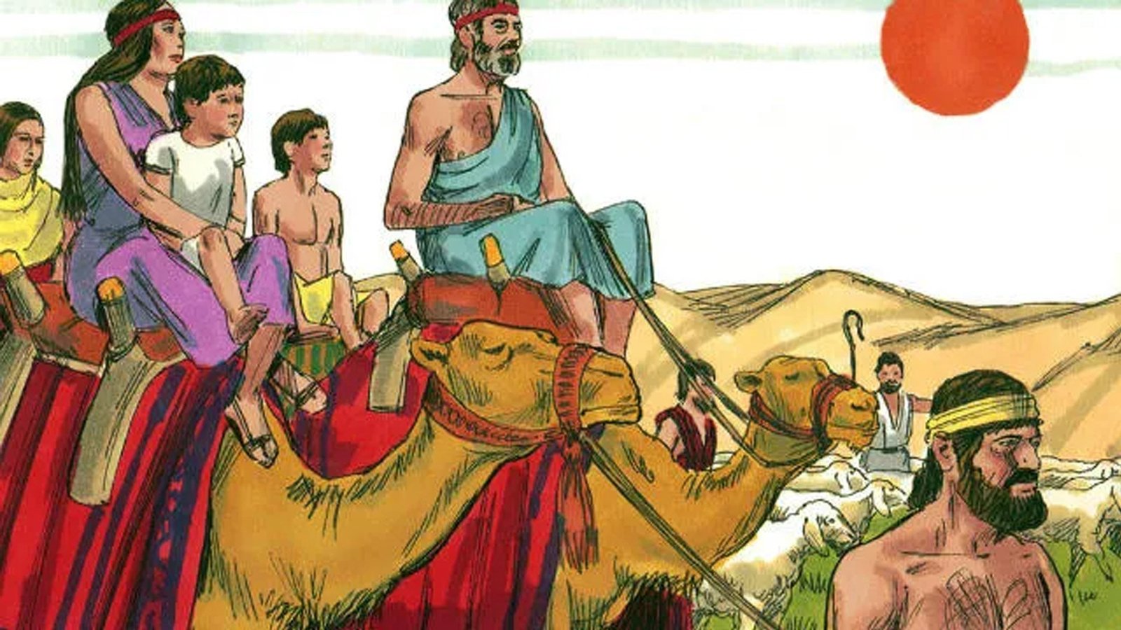 Jacob flees from Laban - Genesis chapter 31