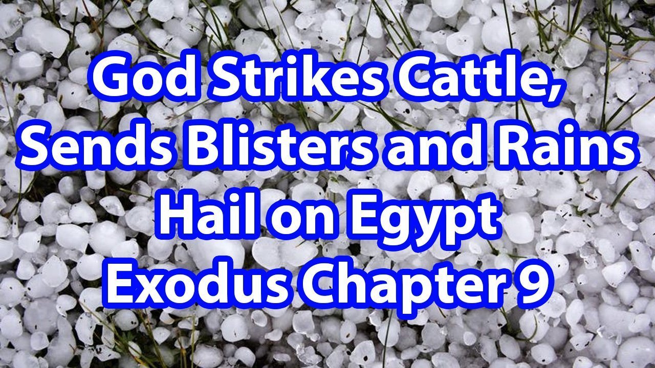 God Strikes Cattle, Sends Blisters and Rains Hail on Egypt – Exodus Chapter 9