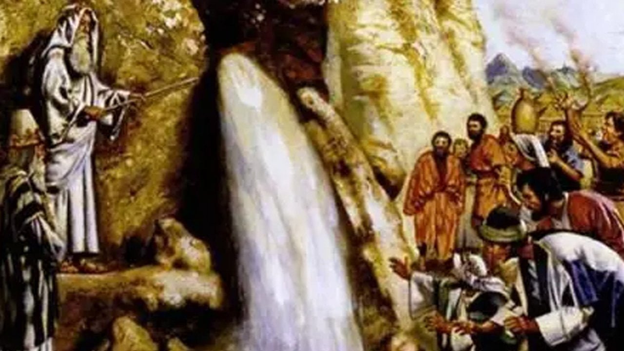 God provides water and defeats Amalek - exodus chapter 17