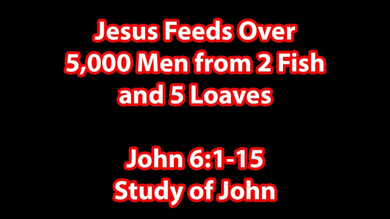 Jesus Feeds Over 5,000 Men from 2 Fish and 5 Loaves  -  John 6:1-15