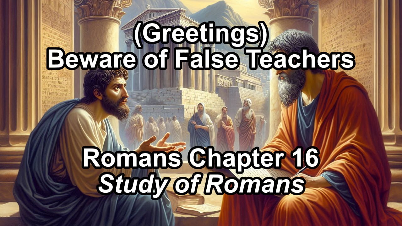 Greetings and Beware False Teachers (Romans Chapter 16)