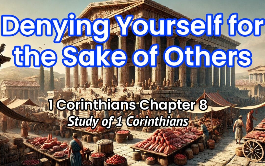 Denying Yourself For the Sake of Others (1 Corinthians Chapter 8)