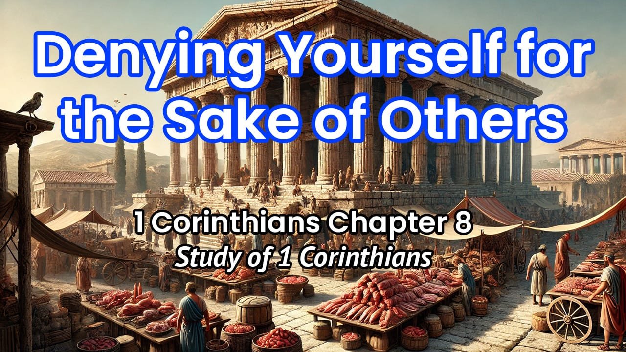 Denying Yourself For the Sake of Others (1 Corinthians Chapter 8)