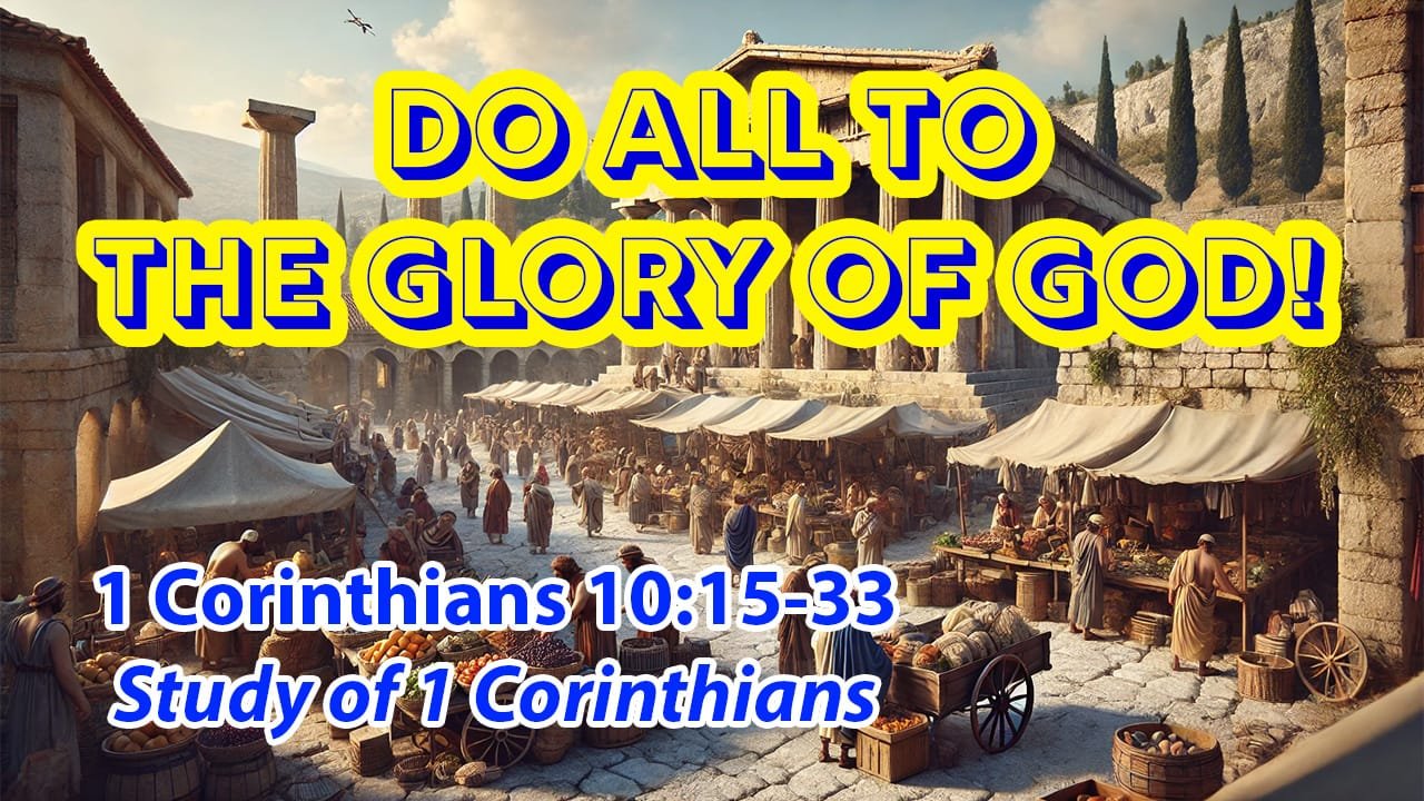 Do All to the Glory of God (1 Corinthians 10:15-33)