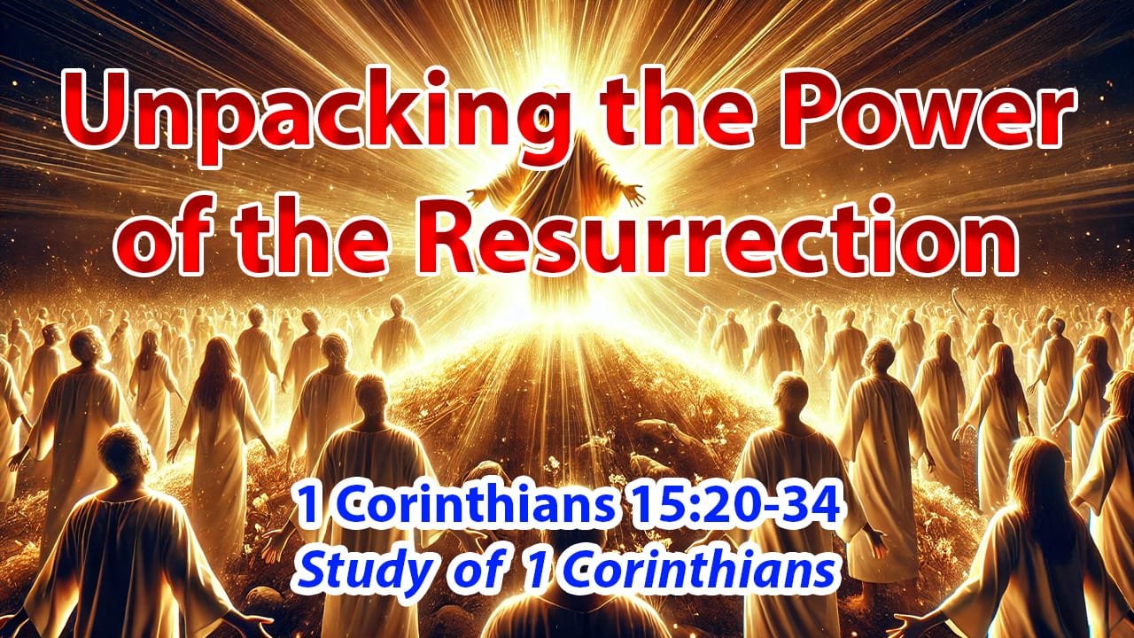 Unpacking the Power of Resurrection (1 Corinthians 15:20-34)