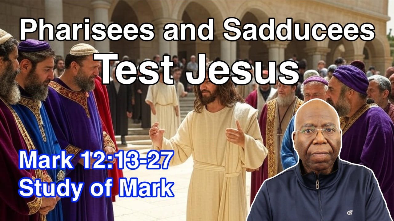 Pharisees and Sadducees Test Jesus (Mark 12:13-27)