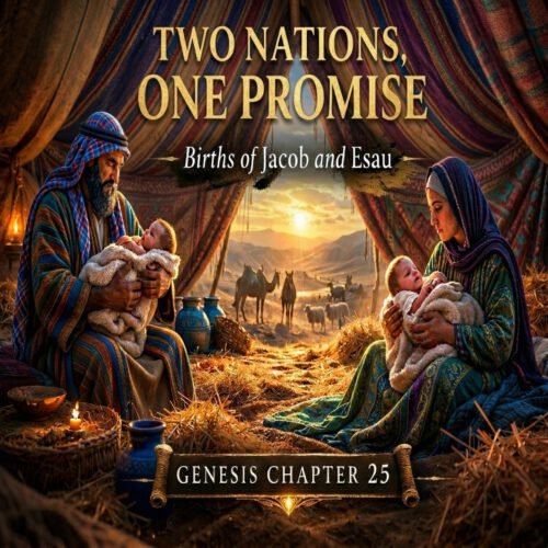 thumbnail podcast The Births of Jacob and Esau (Genesis Chapter 25)