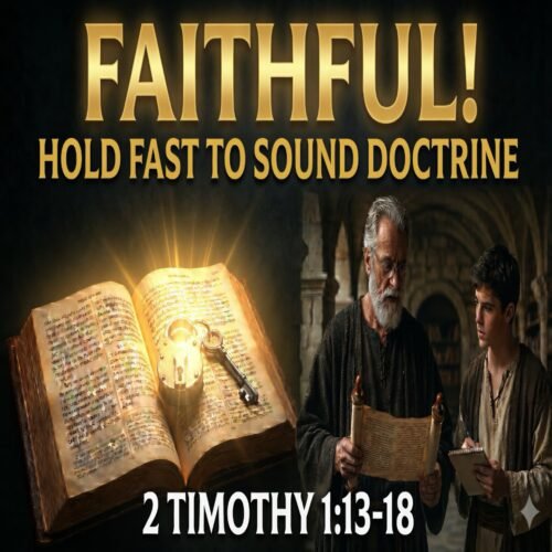 thumbnail (new) podcast Faithful to Sound Doctrine; Faithful to Godly Teachers (2 Timothy 1:13-18)