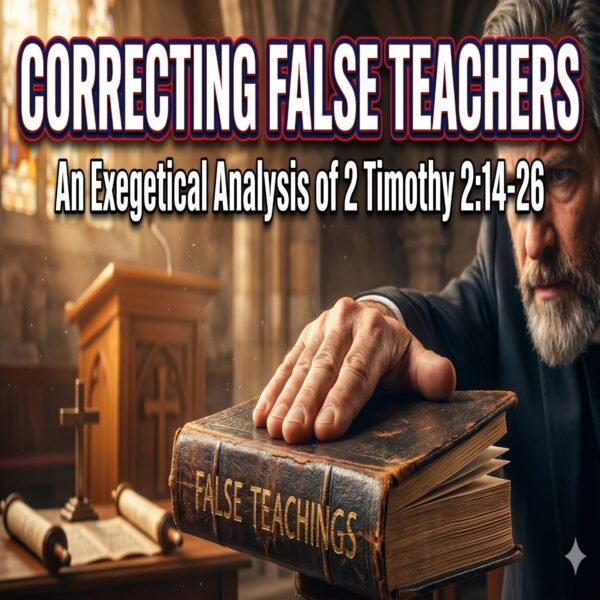 thumbnail podcast (new) Correcting False Teachers (2 Timothy 2:14-26)