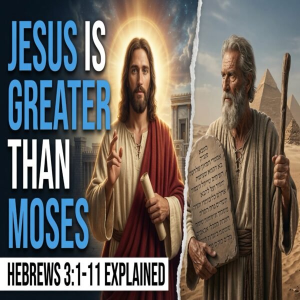 Jesus is Greater Than Moses! (Hebrews 3:1-11)